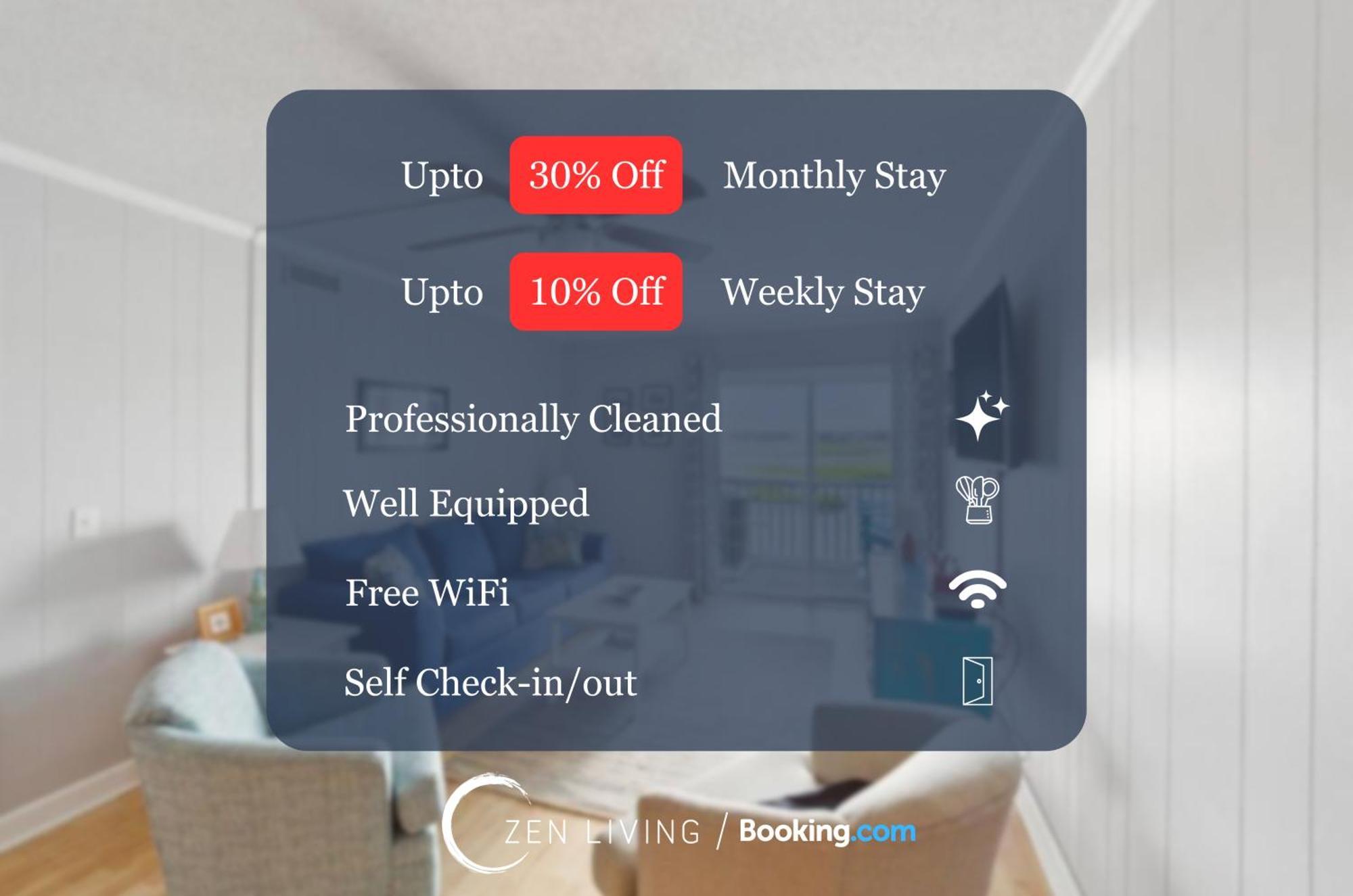 Right Across Beach Pool View Private Balcony By Zen Living Short Term Rental Myrtle Beach Ngoại thất bức ảnh